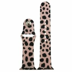 Olivia Pratt™ Printed Apple Watch Band - 8844-BLUSHCOWS -leather watch shop 014ee402 47a5 46aa af6a c1490c2f1092