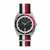 Mens Caravelle Nato Nylon Striped Strap Watch - 43B168 -leather watch shop 01774ae9 a07f 43df 9531 c829baf5fef7