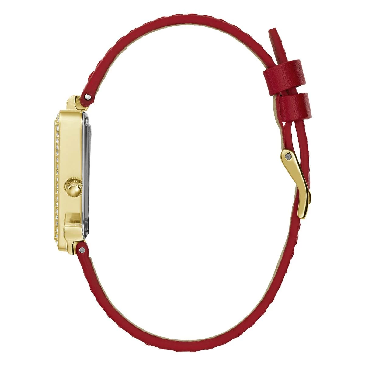 Guess Watches® Red Genuine Leather Watch -GW0504L2 4 Guess Watches® Red Genuine Leather Watch -GW0504L2 - Image 2