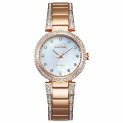 Citizen® Eco-Drive Silhouette Crystal Watch - EM0843-51D