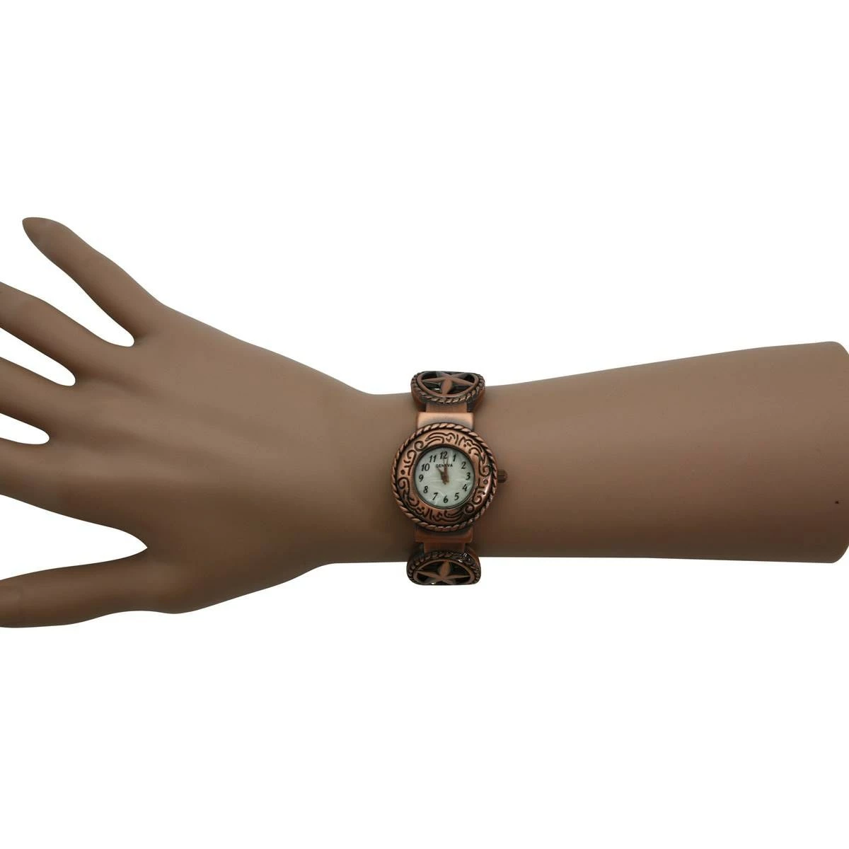 Olivia Pratt™ Circles Shape Bangle Watch - H3578 4 Olivia Pratt™ Circles Shape Bangle Watch - H3578 - Image 2