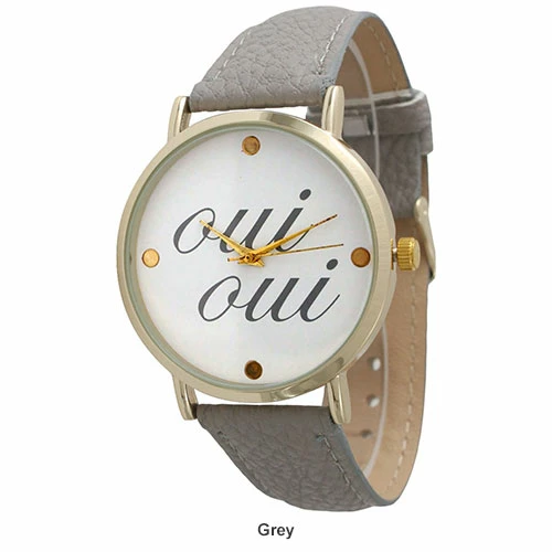 Womens Olivia Pratt Oui Oui Leather Strap Watch - 13445 4 Womens Olivia Pratt Oui Oui Leather Strap Watch - 13445 - Image 2