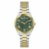 Womens Guess Two-Tone Coin Edge Bezel Watch - GW0308L5 -leather watch shop 093bbe2b 1a34 4b24 89fe 9609595a5a8c