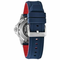 Mens Bulova Marine Star Blue Silicone Strap Watch - 98A225 -leather watch shop 09c640cd a616 4781 9dfd edd93e15e2da