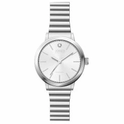 Jones New York Silver-Tone Diamond Watch - 13649S-42-B28