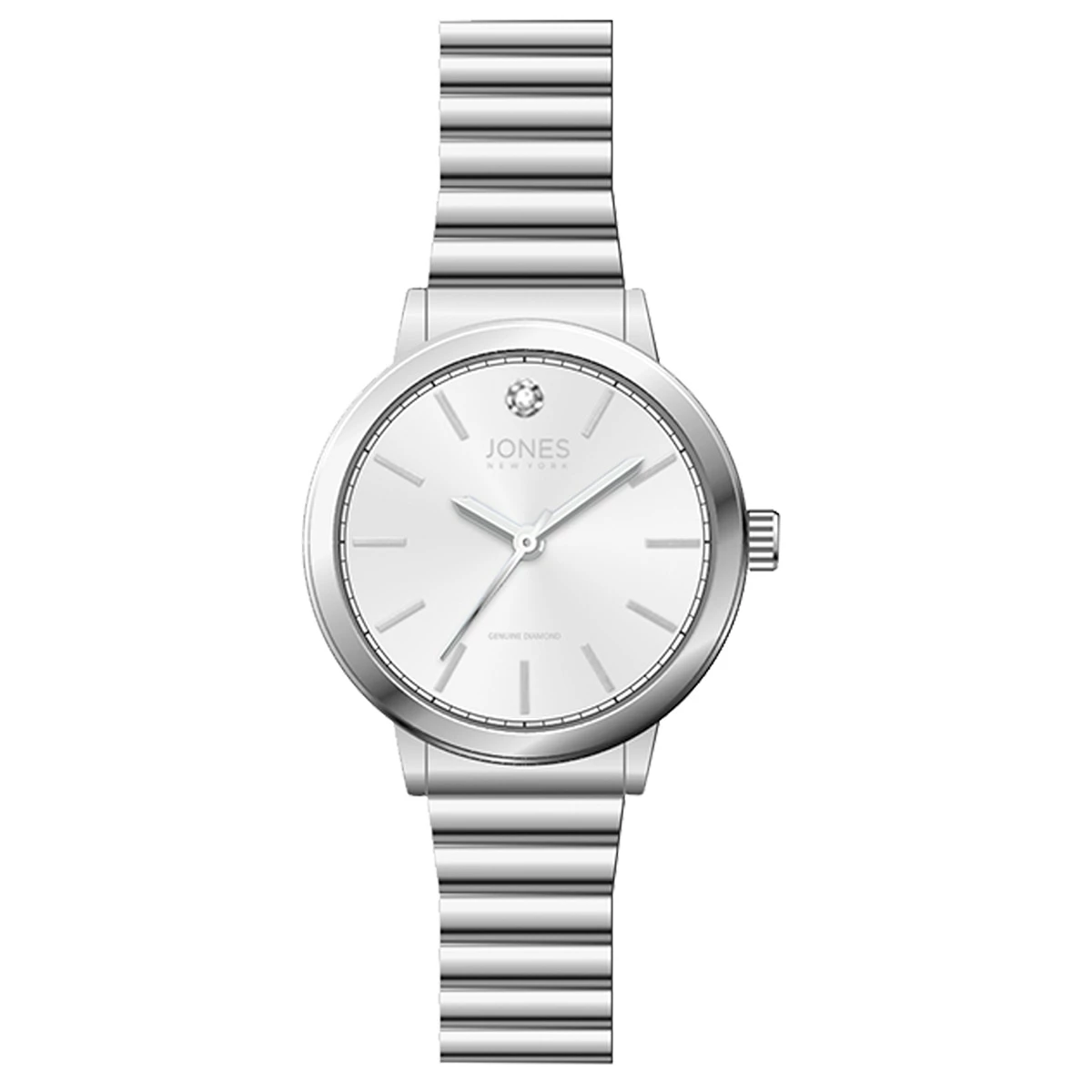 Jones New York Silver-Tone Diamond Watch - 13649S-42-B28 3 Jones New York Silver-Tone Diamond Watch - 13649S-42-B28