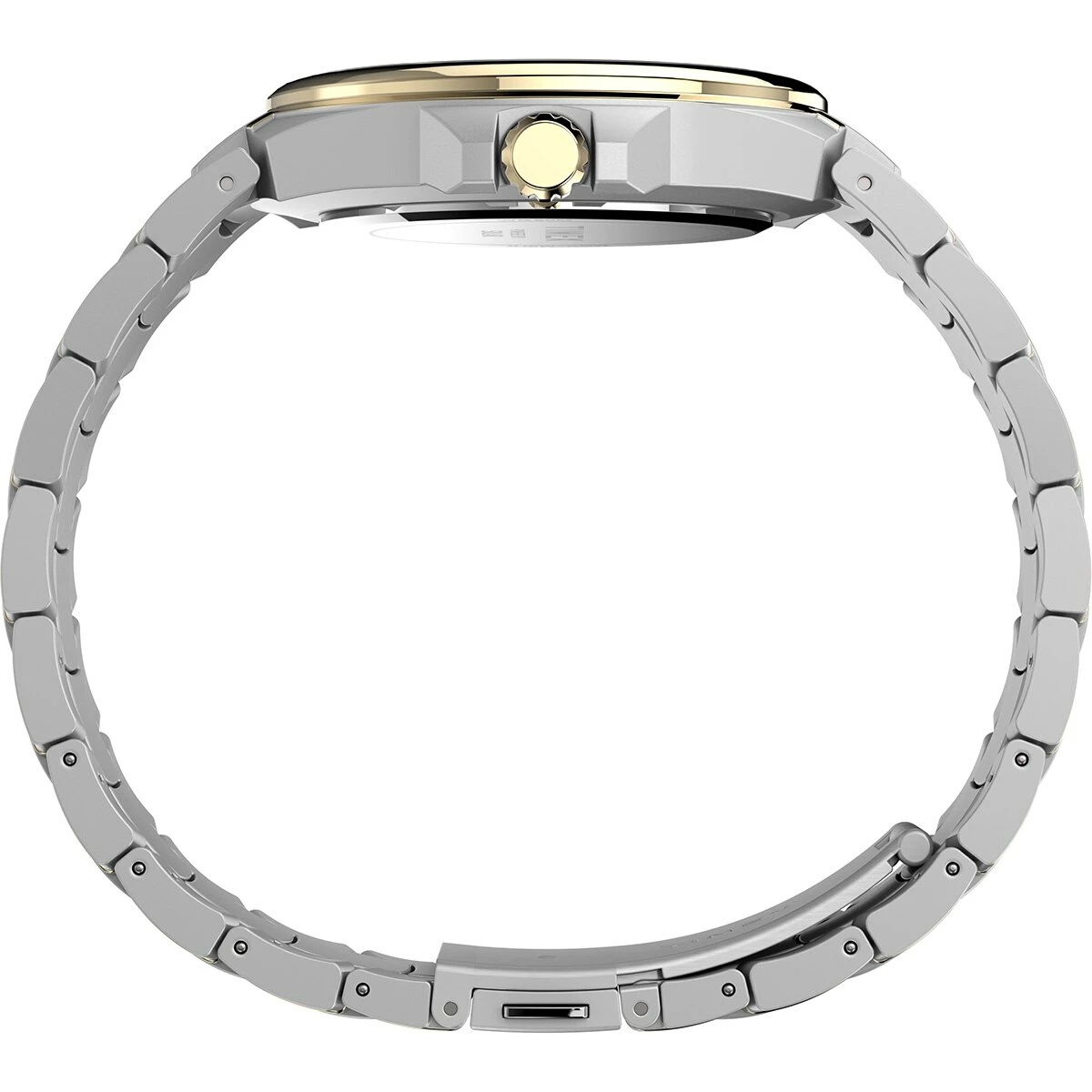 Mens Timex® 43mm Two-Tone Solar Bracelet Watch - TW2V39700JI 4 Mens Timex® 43mm Two-Tone Solar Bracelet Watch - TW2V39700JI - Image 2