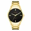 Mens Armitron Classic Gold Tone Diamond Dress Watch - 20-5479BKGP -leather watch shop 1837e6ed 79f2 4b98 b184 64f849be7b9c