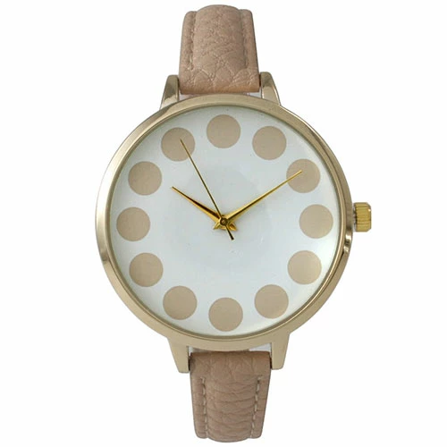 Womens Olivia Pratt Dots Watch - 14393 BEIGE 3 Womens Olivia Pratt Dots Watch - 14393 BEIGE