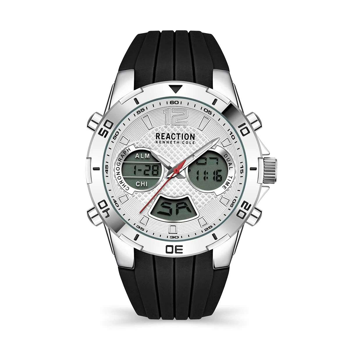 Mens Kenneth Cole® Reaction™Analog Black/White Watch-KRWGP2177103 3 Mens Kenneth Cole® Reaction™Analog Black/White Watch-KRWGP2177103