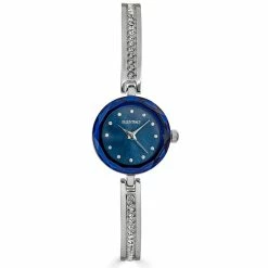 Ellen Tracy Silver-Tone Bangle Watch - ET5428SL