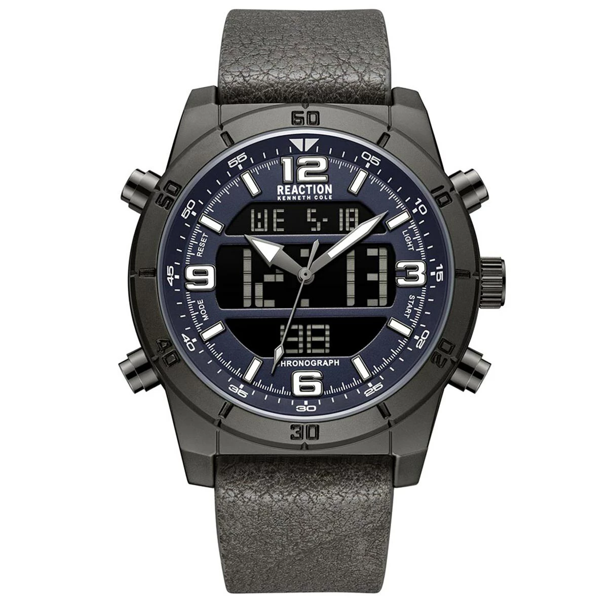 Mens Kenneth Cole® Reaction™ Analog Grey/Black Watch-KRWGD2183506 3 Mens Kenneth Cole® Reaction™ Analog Grey/Black Watch-KRWGD2183506