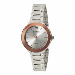 Ellen Tracy Diamond Dial Bracelet Watch - ET5294SL
