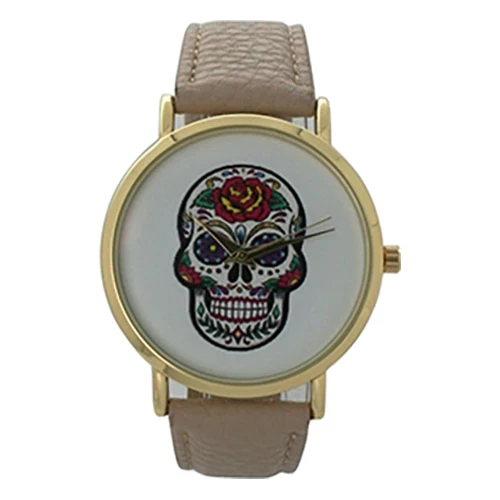 Womens Olivia Pratt Sugar Skull Leather Strap Watch - 15412 5 Womens Olivia Pratt Sugar Skull Leather Strap Watch - 15412 - Image 3