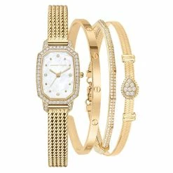 Adrienne Vittadini Analog Watch & Bracelet Set - A1292G-42-E27