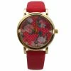 Olivia Pratt™ Solid Colors W/ Flower Details Watch -514265 -leather watch shop 2e018141 d427 4d8d 85f3 f20f49de14b5
