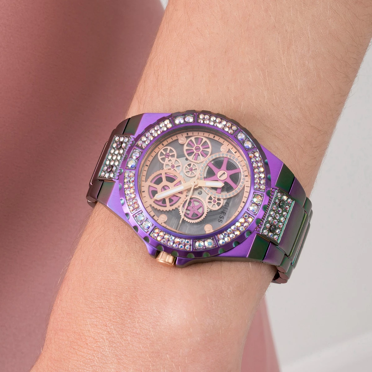 Guess Light Violet/Rose Gold-Tone Watch - GW0302L3 9 Guess Light Violet/Rose Gold-Tone Watch - GW0302L3 - Image 7