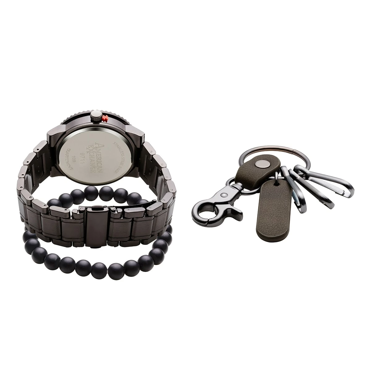 Mens American Exchange Gunmetal Watch Set - 9718U-42-X30 5 Mens American Exchange Gunmetal Watch Set - 9718U-42-X30 - Image 3