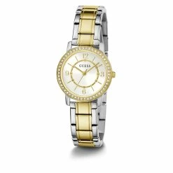 Womens Guess Two-Tone Melody Stainless Steel Watch - GW0468L4 -leather watch shop 362415ec 5c4f 4861 9088 706a2eb44280