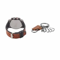 Mens American Exchange Gunmetal Watch Set - 9717U-42-G17 7 Mens American Exchange Gunmetal Watch Set - 9717U-42-G17 -leather watch shop 369b15ae 4a61 420d 89ed e5b115c043ad