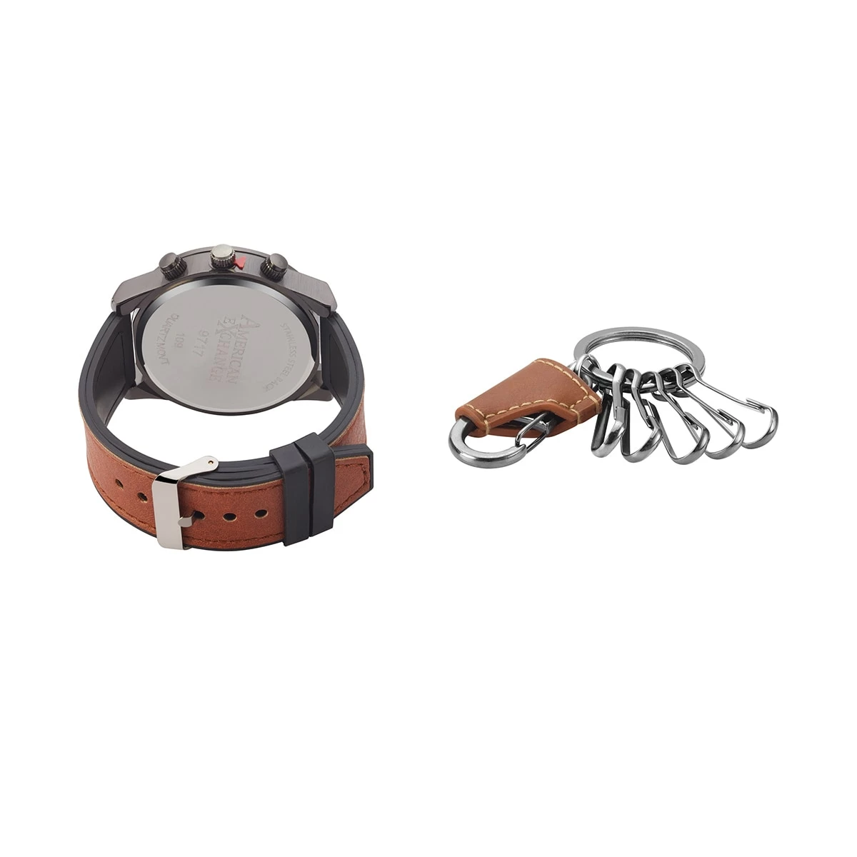 Mens American Exchange Gunmetal Watch Set - 9717U-42-G17 5 Mens American Exchange Gunmetal Watch Set - 9717U-42-G17 - Image 3