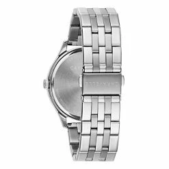Mens Caravelle Coin-Edge Bezel Bracelet Watch - 43B163 -leather watch shop 38482fbb f60b 49f6 ab3d 675d26f50c28