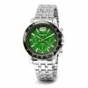 Mens Steeltime Green Gunmetal Watch - B80-207-W -leather watch shop 399b039e 44e3 4cb9 9f42 c434e3a63726