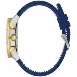 Mens Caravelle Stainless Steel Silicone Strap Watch - 45B161 -leather watch shop 3eeea757 d09b 4b4c bd3b 8ff44e60d5e3