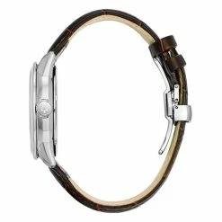 Mens Bulova Mechanical Brown Leather Strap Watch - 96A120 6 Mens Bulova Mechanical Brown Leather Strap Watch - 96A120 -leather watch shop 4394c5fa f687 4881 ad18 b49a33dbae1e