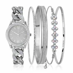 Daisy Fuentes Watch And Bracelet Set - DF174SV