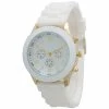 Olivia Pratt Trendy Silicone Strap Watch - 20225WHITE -leather watch shop 498a5ed5 e05f 40f4 a7ba b2a8a20750ed