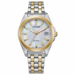 Citizen Eco-Drive Corso Two-Tone Bracelet Watch - EO1224-54D