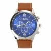 Mens IZOD® Blue Dial Watch - IZO8041JC -leather watch shop 4c2a8ec5 f82e 4ccf 9953 2d257fdb75cc