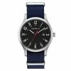 Mens Caravelle Blue & Olive Green Nylon Strap Watch - 43B160 -leather watch shop 4c8fa65f 059f 4f2e 9dd8 3733701da441
