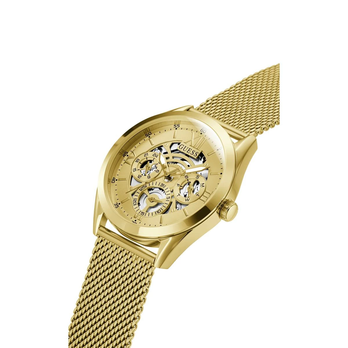 Mens Guess Gold-Tone Stainless Steel Watch - GW0368G2 6 Mens Guess Gold-Tone Stainless Steel Watch - GW0368G2 - Image 4
