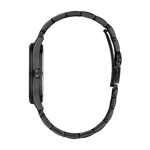 Mens Caravelle Black IP Steel Bracelet Watch - 45C116 4 Mens Caravelle Black IP Steel Bracelet Watch - 45C116 - Image 2