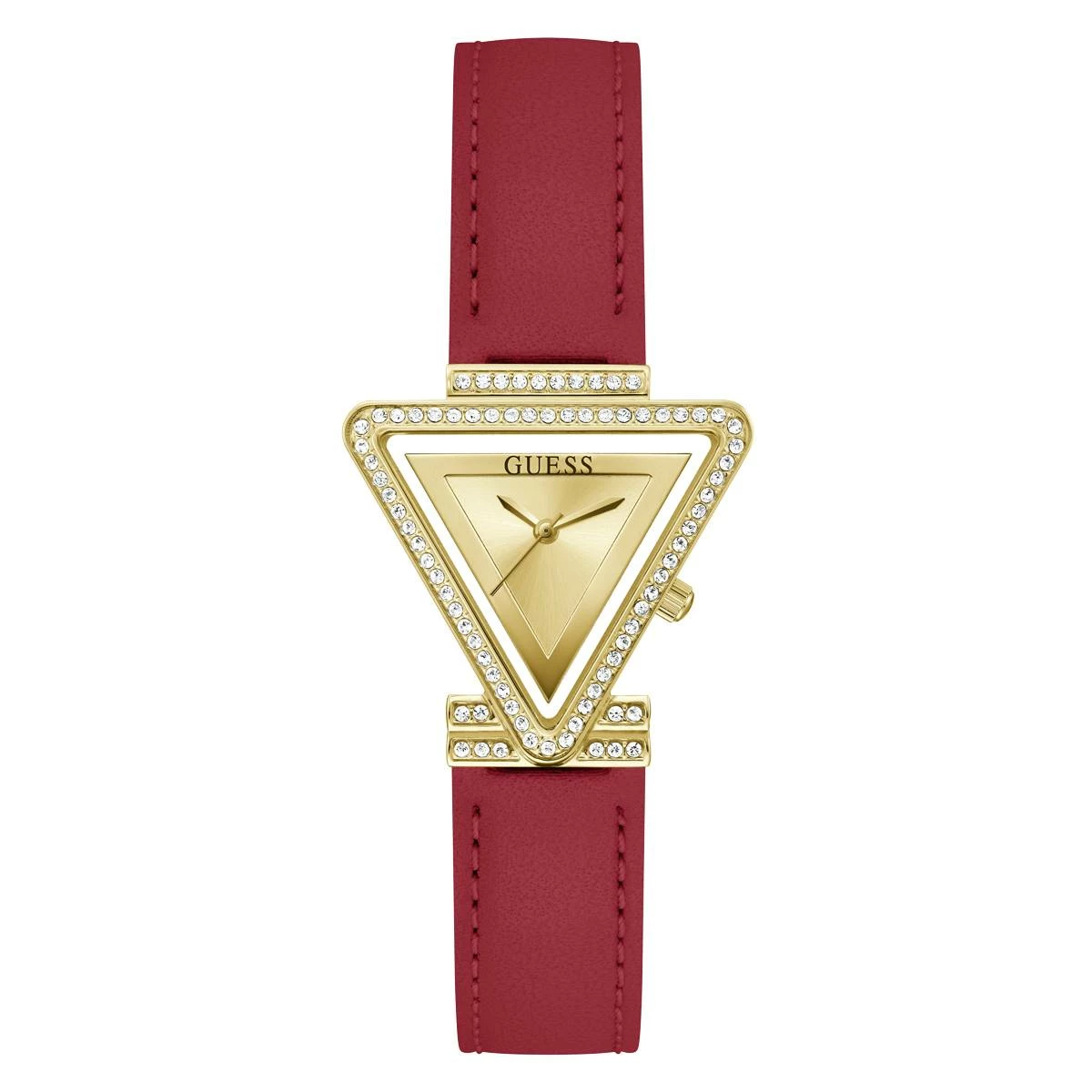Guess Watches® Red Genuine Leather Watch -GW0504L2 3 Guess Watches® Red Genuine Leather Watch -GW0504L2