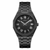 Mens Guess Black Octagonal Case Watch - GW0575G3 -leather watch shop 5af66e7c d19b 4695 82da 436a5a339755