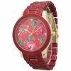 Olivia Pratt Colored Metal Watch -13575RED -leather watch shop 5ce474ec e580 4923 b58d 29c6b2d72ff2