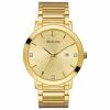 Mens Bulova Modern Gold-Tone Diamond Dial Watch - 97D115 -leather watch shop 5d267c5d d0a3 4d10 b743 d22ae757bab0