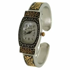 Olivia Pratt™ Delicate Textured Bangle Watch - H10012