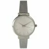 Olivia Pratt Mesh Metal Strap Watch - 25783SILVER -leather watch shop 61ed1585 07cd 4f38 914e 4381d4e654c7