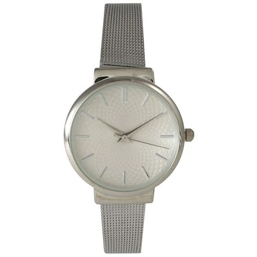 Olivia Pratt Mesh Metal Strap Watch - 25783SILVER 3 Olivia Pratt Mesh Metal Strap Watch - 25783SILVER