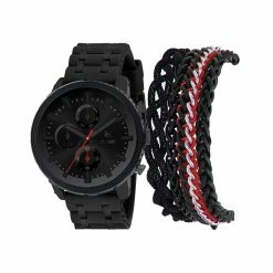 Mens Zoo York Analog Watch Set - 9101B-07-G02