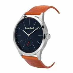 Mens Timberland Brown/Silver Watch - TBL16012JY01 -leather watch shop 647e26c6 12ee 4c2f 8f7c ccfc4b132551