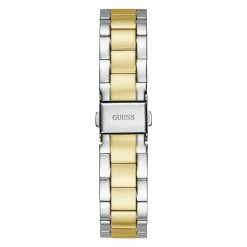 Womens Guess Two-Tone Coin Edge Bezel Watch - GW0308L5 -leather watch shop 68e4ed5a cc1b 4a46 94f8 3b8788645455