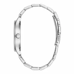 Mens Caravelle Coin-Edge Bezel Bracelet Watch - 43B163 -leather watch shop 69ca78f7 1206 4796 acba 2222619c8de9