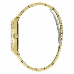Womens Guess Gold-Tone Cosmo Watch - GW0033L8 -leather watch shop 6b53b40a 47f0 4fde a40d 2a594b7c927e