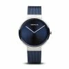 Mens BERING Blue Stainless Bracelet Watch - 14539-307 -leather watch shop 6bd72be1 e826 4d15 9598 dd778189bcfb