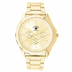 Mens Beverly Hills Polo Club Gold Analog Watch - 54202
